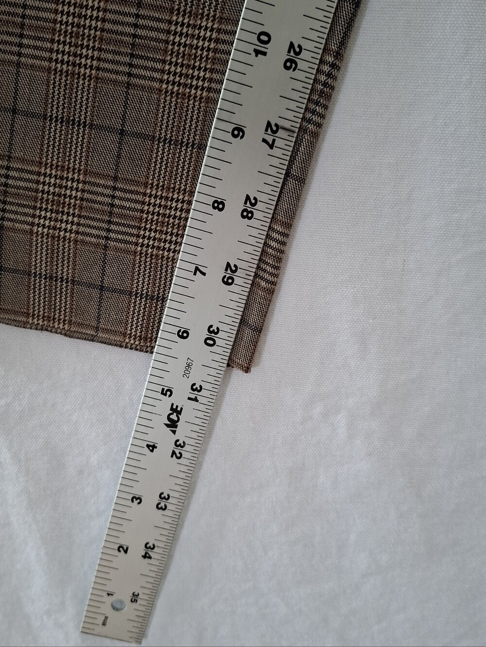 Talbots Women's Dress Pants Brown Glen Plaid Size 16, Unlined, Stretch - Picture 11 of 11